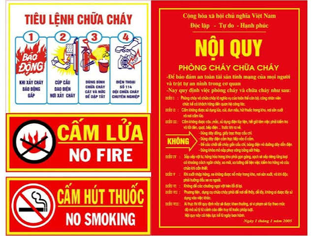 Biển báo an toàn PCCC
